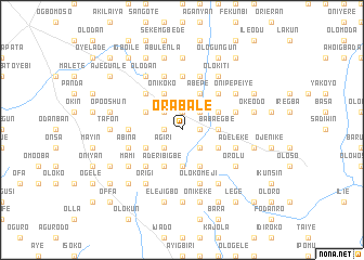 map of Ora Bale