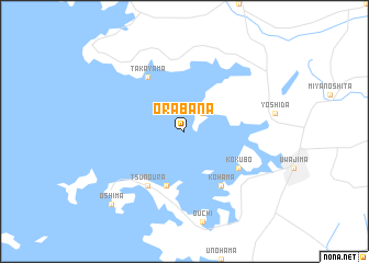 map of Ōrabana