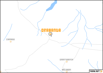 map of Ora Banda