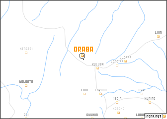 map of Oraba