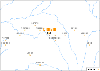 map of Orabia