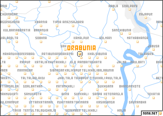 map of Orābunia