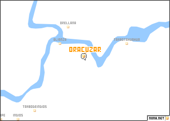 map of Oracuzar