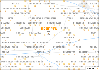 map of Oraczew