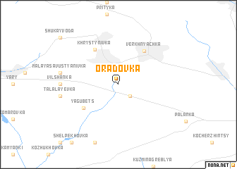 map of Oradovka