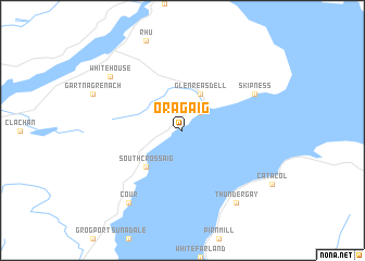 map of Oragaig