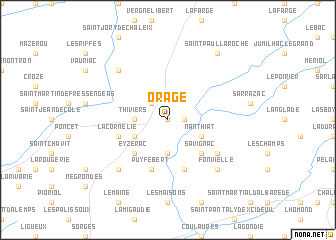 map of Orage