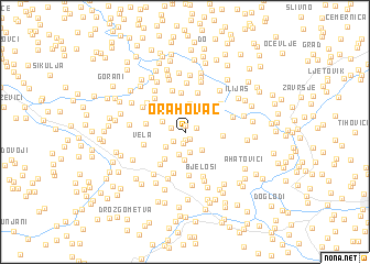 map of Orahovac