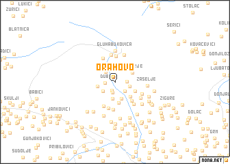 map of Orahovo