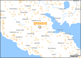 map of Orahovo