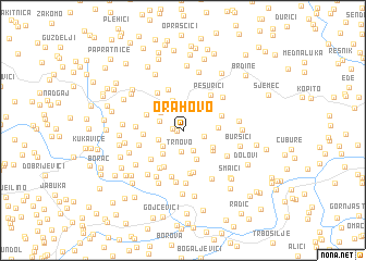 map of Orahovo