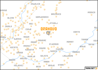 map of Orahovo