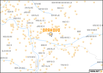 map of Orahovo