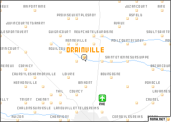 map of Orainville