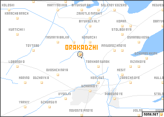 map of Orak-Adzhi