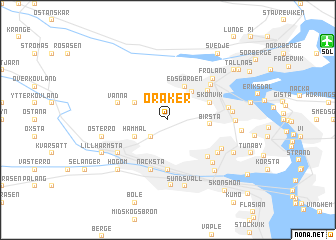 map of Öråker