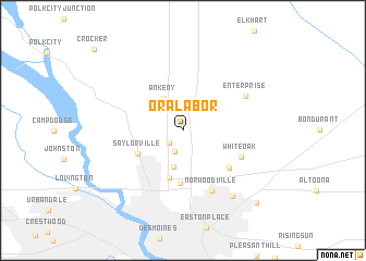 map of Oralabor