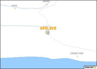 map of Oralovo