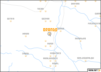 map of Orando