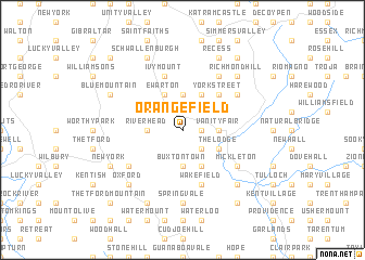 map of Orangefield