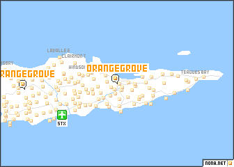 map of Orange Grove