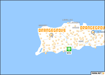 map of Orangegrove