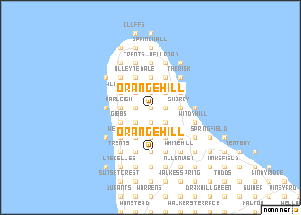 map of Orange Hill