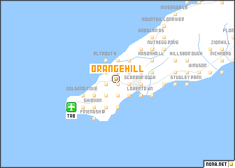 map of Orange Hill