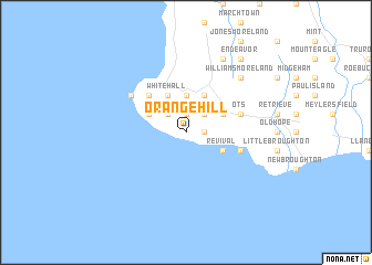 Orange Hill (Jamaica) map - nona.net