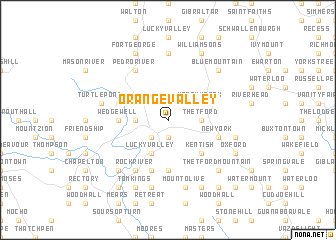 map of Orange Valley