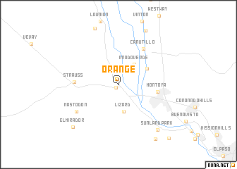 map of Orange