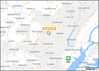 map of Orange