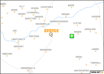 map of Orange