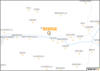 map of Orange