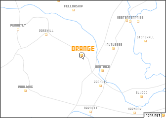 map of Orange