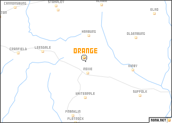 map of Orange