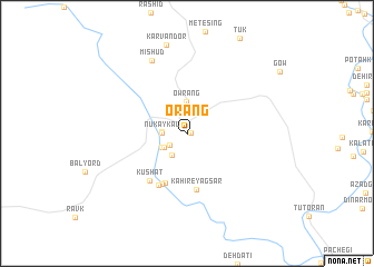 map of Orang