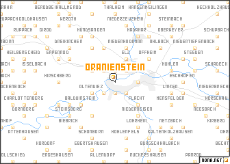 map of Oranienstein