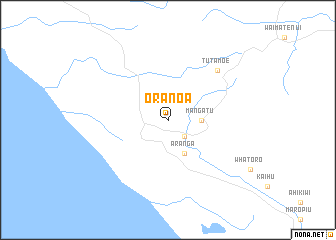 map of Oranoa