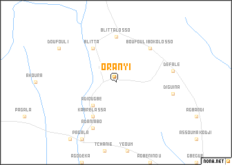 map of Oranyi