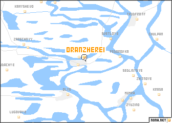 map of Oranzherei