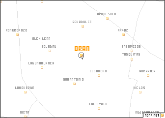 Orán (Argentina) map - nona.net