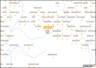 map of Oran