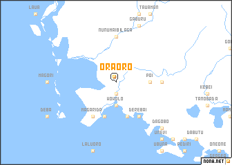 map of Oraoro