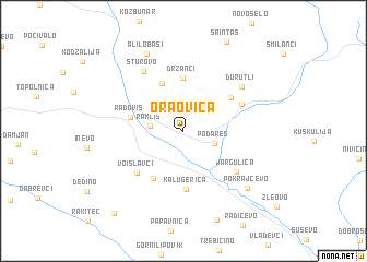 map of Oraovica