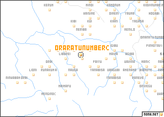 map of Oraratu Number 2