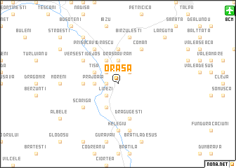 map of Orăşa