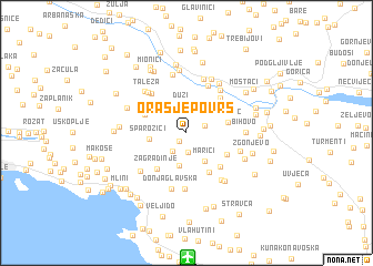 map of Orašje Površ