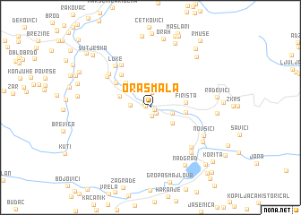 map of Oraš Mala