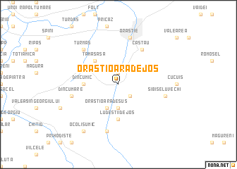 map of Orăştioara de Jos